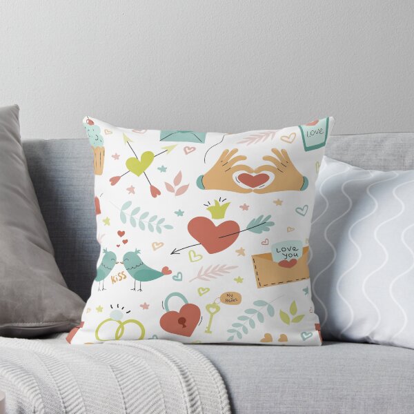 Item preview, Cute Valentine’s Day Doodles – Love & Romance Pattern designed and sold by Tamer ⭐⭐⭐⭐⭐.