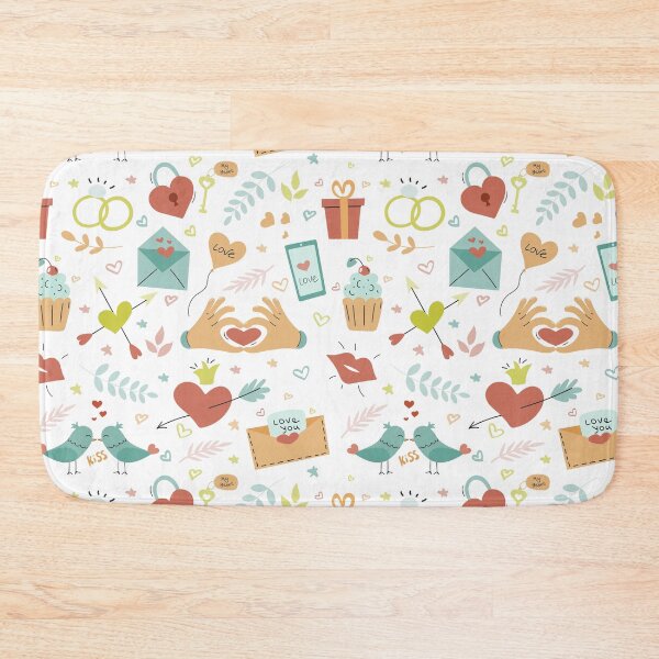 Item preview, Cute Valentine’s Day Doodles – Love & Romance Pattern designed and sold by Tamer ⭐⭐⭐⭐⭐.