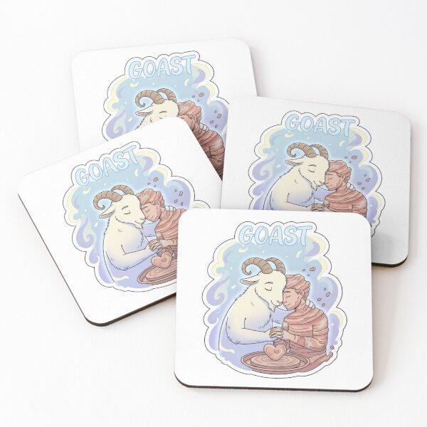 Item preview, Goast – Funny Goat Ghost Romance Movie Parody Sticker designed and sold by Imaginarium of Chaos falcon88 .