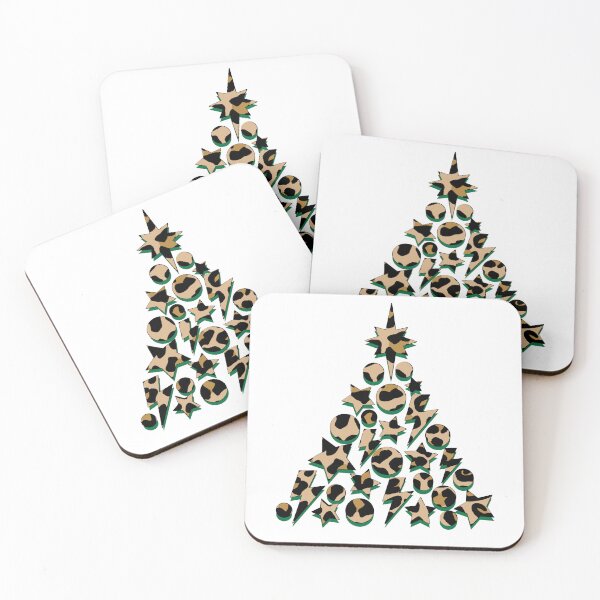 Item preview, Leopard Print Christmas Tree designed and sold by OneThreeSix.