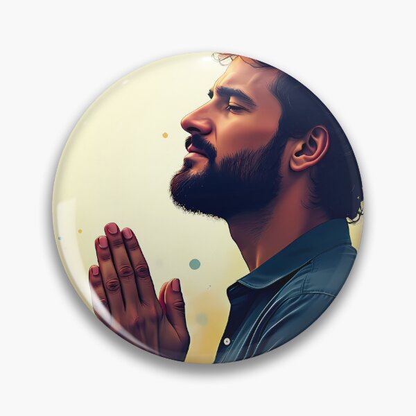 Item preview, Praying Man Abstract Illustration designed and sold by Pastor Reeves Studio.