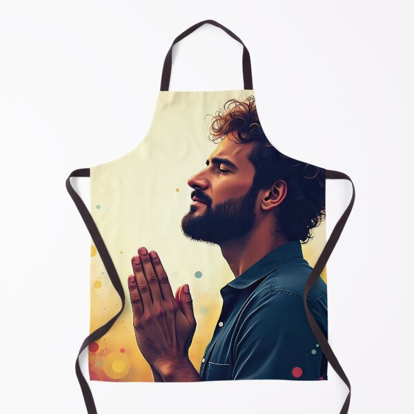 Item preview, Praying Man Abstract Illustration designed and sold by Pastor Reeves Studio.
