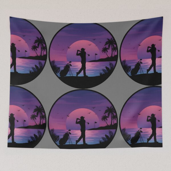 Item preview, Golfer's Sunset designed and sold by RobertMartinArt.