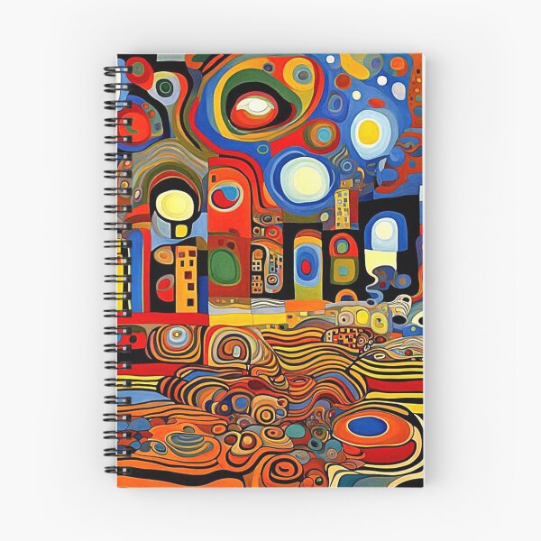 Item preview, Psychedelic Townscape designed and sold by George Hutton Hunter.