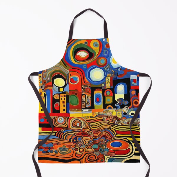 Item preview, Psychedelic Townscape designed and sold by George Hutton Hunter.