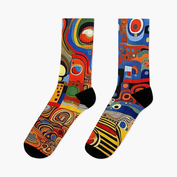 Item preview, Psychedelic Townscape designed and sold by George Hutton Hunter.