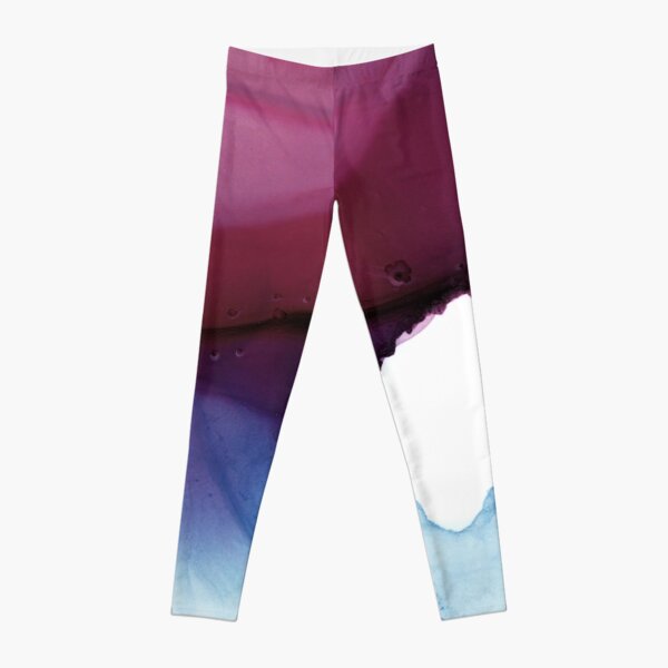 Shades of Purple, Abstract Fluid Artwork Leggings