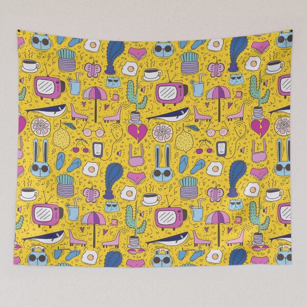 Item preview, Cool Summer Doodles: Cactus & Cocktails designed and sold by Tamer ⭐⭐⭐⭐⭐.