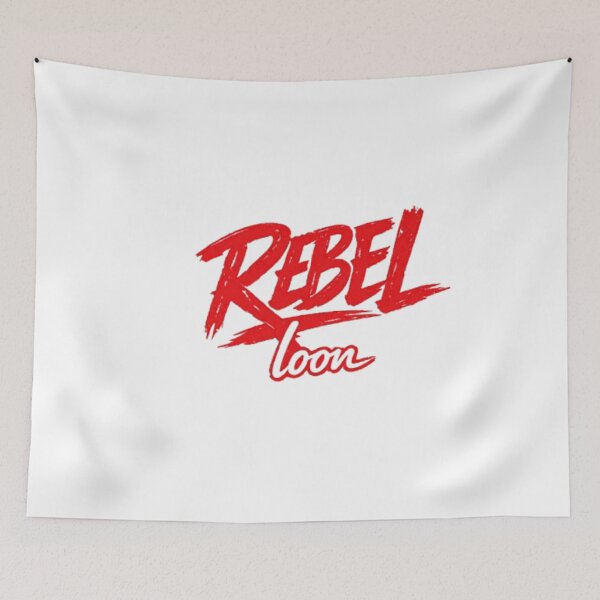 Item preview, REBEL LOON – Bold Red Handwritten Typography Design designed and sold by JordanInk Studio.