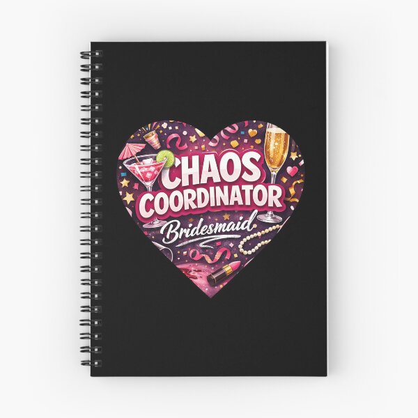 Artikelvorschau, Chaos Coordinator Bridesmaid T-Shirt – Funny Bachelorette Party Graphic Tee entworfen und verkauft von InkForge Studio.