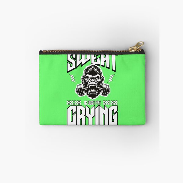 Item preview, Funny Fitness Gorilla - Sweat Is Fat Crying Motivational Gym Art designed and sold by Abaseen.