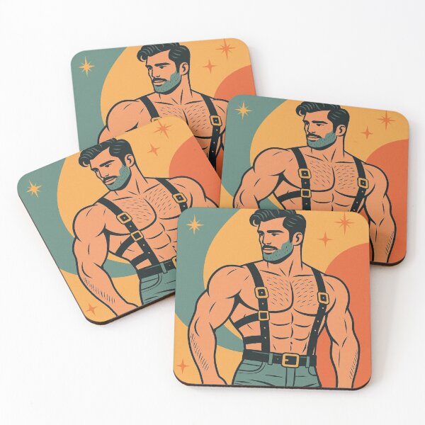 Item preview, Modernist Berlin Gay Leather Bar Pride Graphic Design designed and sold by ItsAKinkThing.