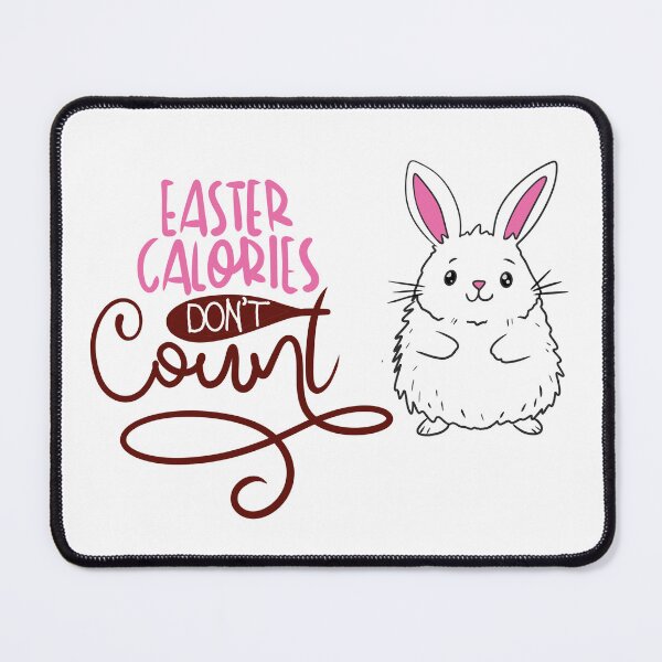 Item preview, Easter Calories Don’t Count Rabbit Cartoon Humor designed and sold by SimoesArtistry.