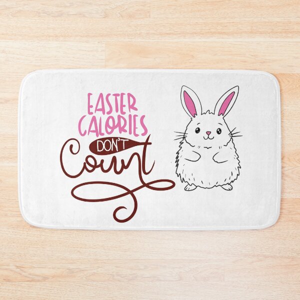 Item preview, Easter Calories Don’t Count Rabbit Cartoon Humor designed and sold by SimoesArtistry.
