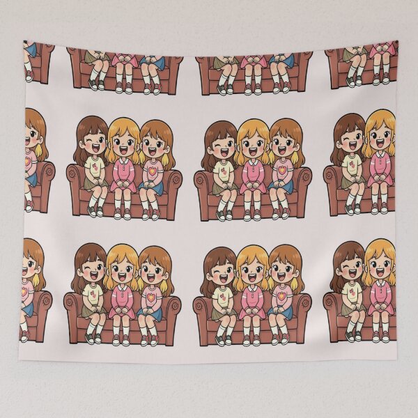 Item preview, friends sticker for fun designed and sold by zohocreations.