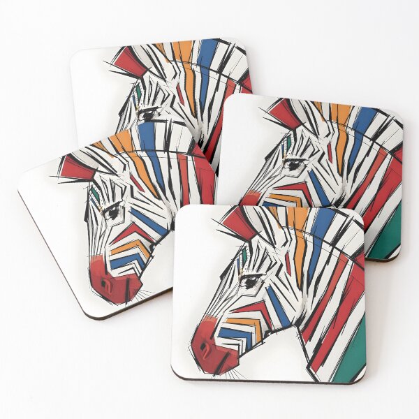 Item preview, Zebra in Multi Color designed and sold by Erlin Rudho.
