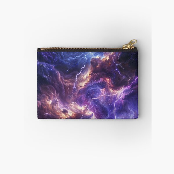 Item preview, Storm Violet Blue Clouds Cosmic Art designed and sold by QuantumDrift.