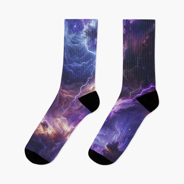 Item preview, Storm Violet Blue Clouds Cosmic Art designed and sold by QuantumDrift.