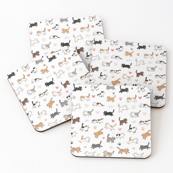 Item preview, Cat printed doodles designed and sold by Doodlesprouts08.
