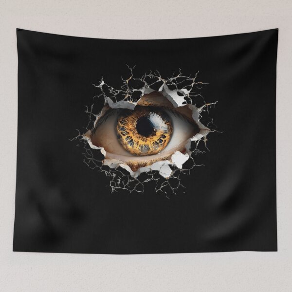 Item preview,  Mystic Eye Peeking Trompe Loeil Optical Illusion designed and sold by Ad0Shop.