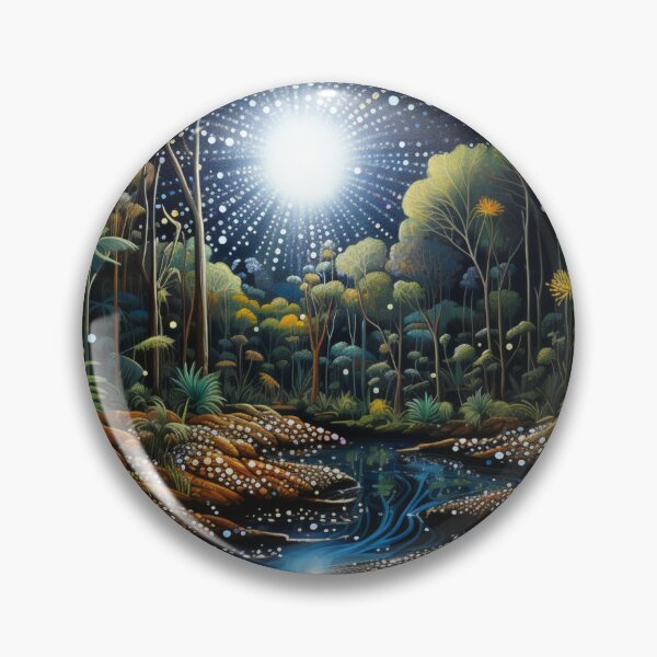 Item preview, Aboriginal Inspired Art - In The Thicket Of Daintree Rainforest designed and sold by GrinGalore.