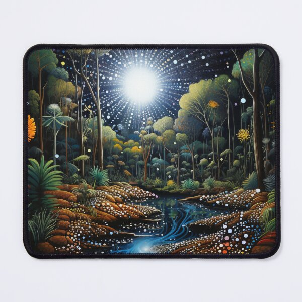 Item preview, Aboriginal Inspired Art - In The Thicket Of Daintree Rainforest designed and sold by GrinGalore.