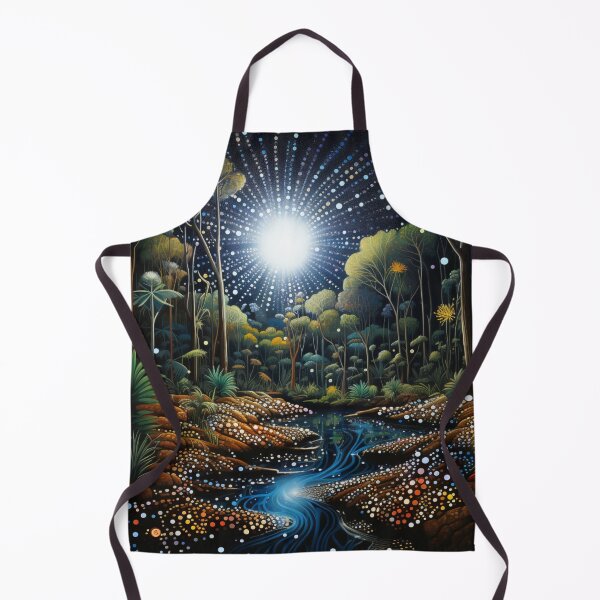 Item preview, Aboriginal Inspired Art - In The Thicket Of Daintree Rainforest designed and sold by GrinGalore.