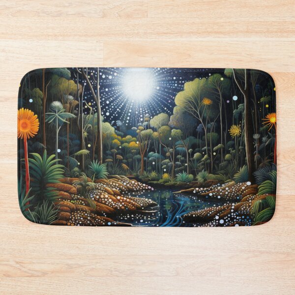 Item preview, Aboriginal Inspired Art - In The Thicket Of Daintree Rainforest designed and sold by GrinGalore.