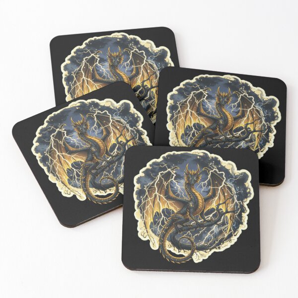 Item preview, Dragon Thunder Moon  - Spirit Moon Art designed and sold by Magic  House.
