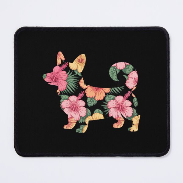 Item preview, Corgi Flower Dog Silhouette Floral Women Men designed and sold by joyouartArt.