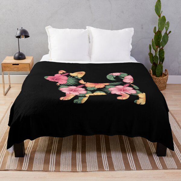 Item preview, Corgi Flower Dog Silhouette Floral Women Men designed and sold by joyouartArt.