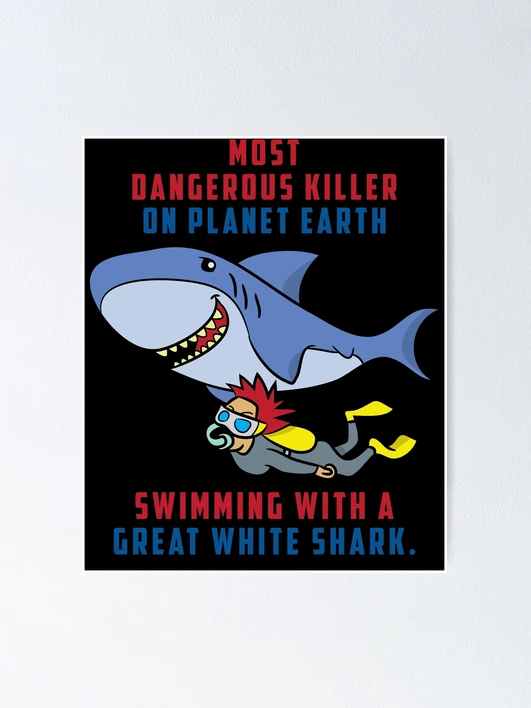 Dangerous Predator And A Great White Shark