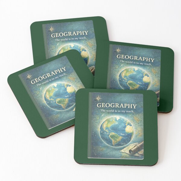 Item preview, Geography - The World Is Within My Reach Notebook Cover designed and sold by Studio Yvonne .