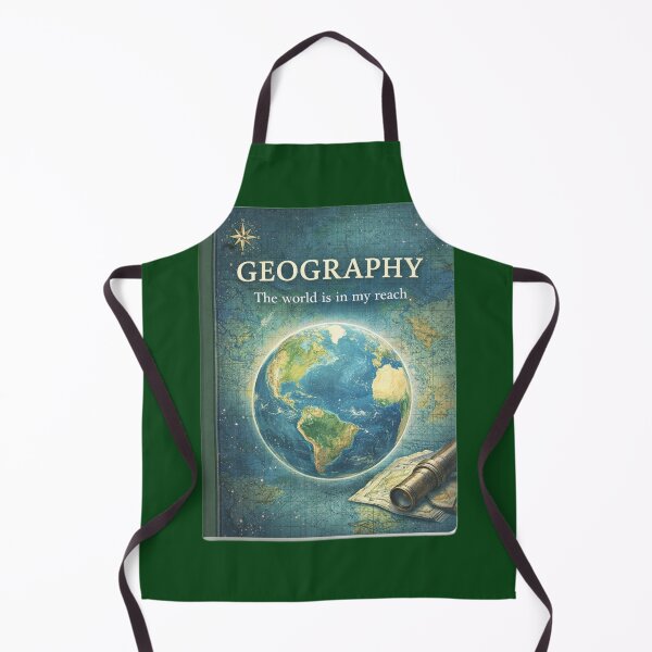 Item preview, Geography - The World Is Within My Reach Notebook Cover designed and sold by Studio Yvonne .