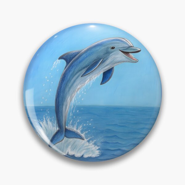 Item preview, Jumping Dolphin designed and sold by trendspatterns.