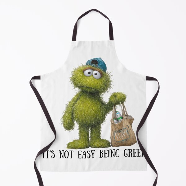 Item preview, It's Not Easy Being Green funny designed and sold by PeTees shop.