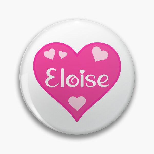 Item preview, Eloise Name Pink Heart  designed and sold by Jeallan Designs.