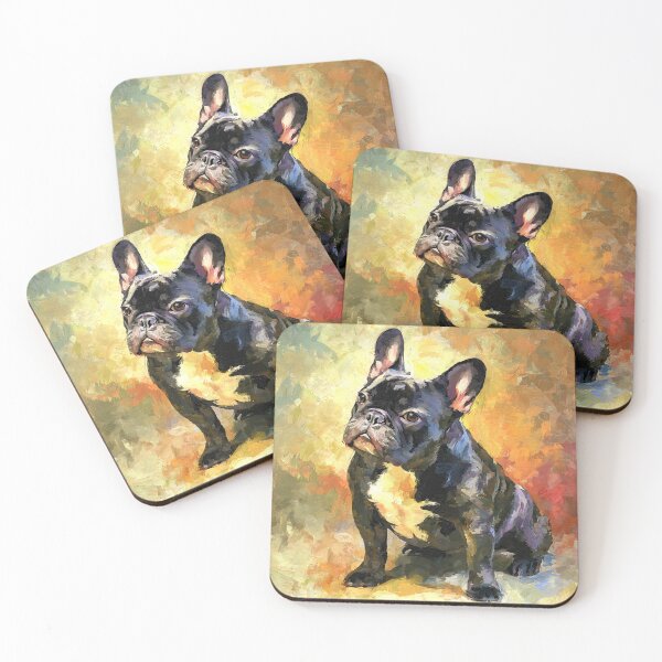 Item preview, French Bulldog Portrait in Warm Painterly Style designed and sold by LawleyKingdom.
