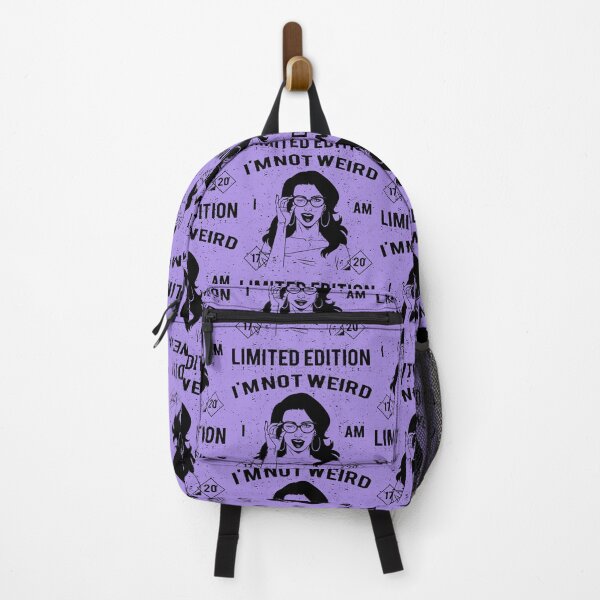 Item preview, I AM NOT WEIRD — LIMITED EDITION (Black Badge Hipster Woman Design) designed and sold by RiseAgainArt.