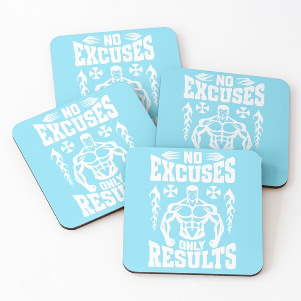 Item preview, No Excuses Only Results Bodybuilding Motivation Warrior designed and sold by Abaseen.