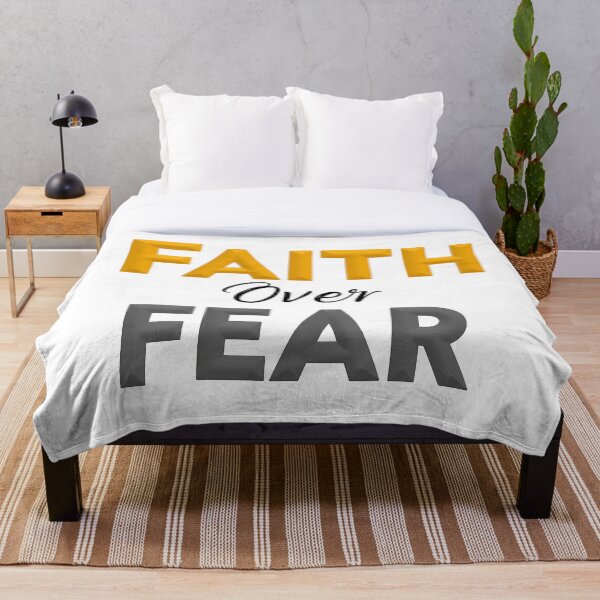 Item preview, Faith Over Fear Christian Strength Design designed and sold by Pastor Reeves Studio.