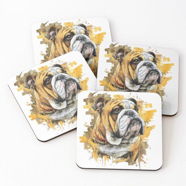 Item preview, Golden Gaze English Bulldog Portrait designed and sold by LawleyKingdom.