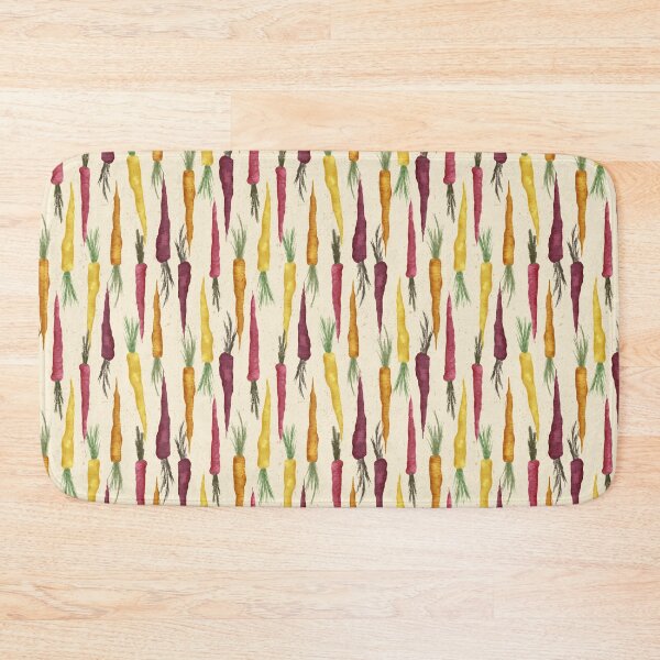 Item preview, Carrot Garden Scandinavian Kids Pattern – Rainbow Vegetables on Cream designed and sold by NoemiMarozsan.