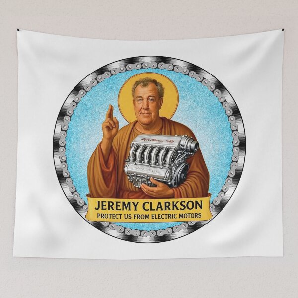 Item preview, JEREMY CLARKSON AGAINST ELECTRIC CARS designed and sold by The-man-who-never-was.