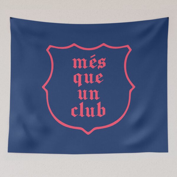 Item preview, Barca Mes Que Un Club Badge designed and sold by abihooper.