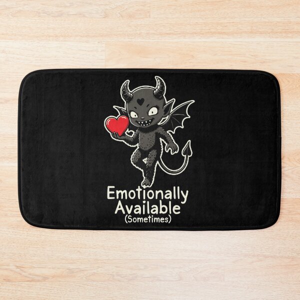 Item preview, Emotionally Available (Sometimes) – Cute Funny Devil Love Design designed and sold by OuSfian1.