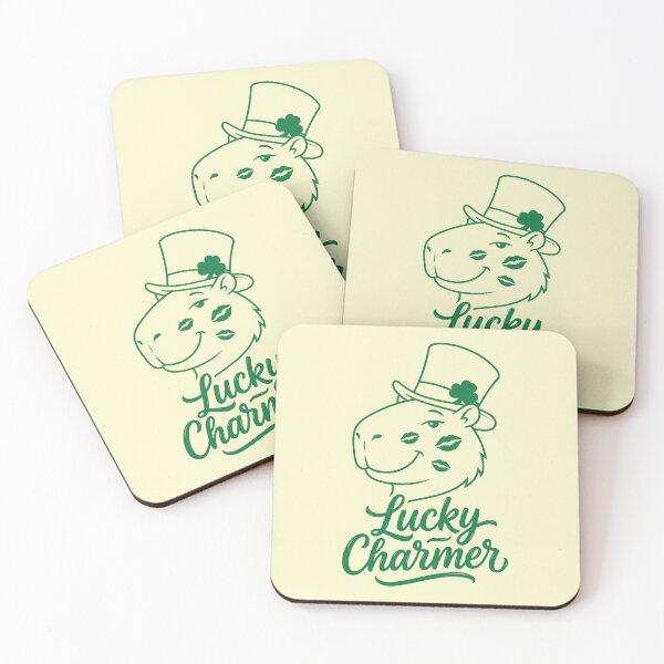 Item preview, St Patricks Day Capybara Lucky Charmer Funny designed and sold by Imaginationbeyond.