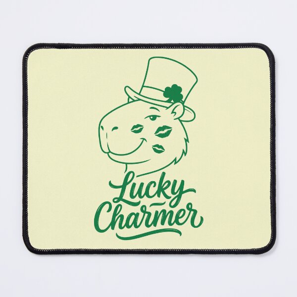 Item preview, St Patricks Day Capybara Lucky Charmer Funny designed and sold by Imaginationbeyond.