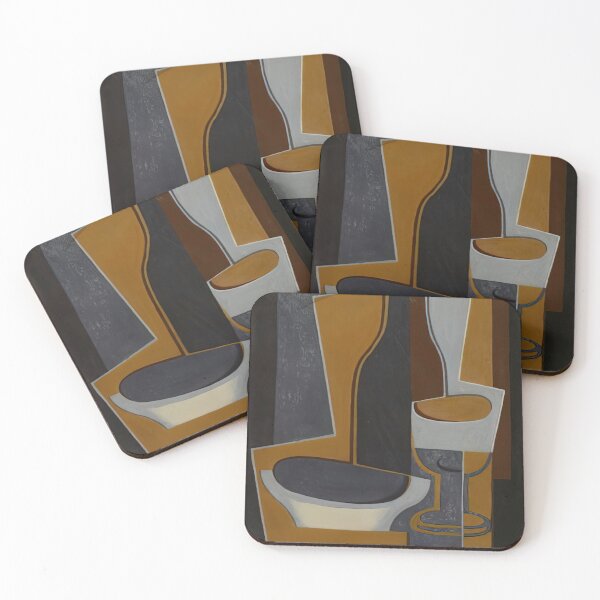 Item preview, Juan Gris Bouteille Bol et Verre designed and sold by melaartni.