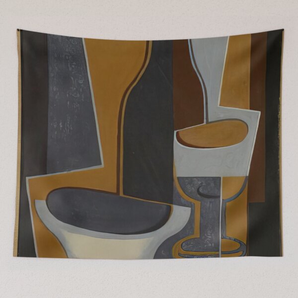 Item preview, Juan Gris Bouteille Bol et Verre designed and sold by melaartni.